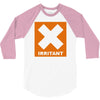 irritant mens 3/4 Sleeve Shirt