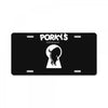 porky's inspired License Plate