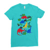 dinosaurs Ladies Fitted T-Shirt
