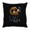skull anchor Throw Pillow
