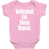 EAT, SLEEP, VOLLEYBALL, REPEAT Baby Onesie