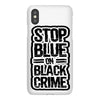 stop blue on black crime iPhoneX