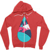 tear Zipper Hoodie