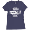 be yourself unless you can be a unicorn Ladies Fitted T-Shirt