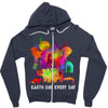 earth day every day Zipper Hoodie