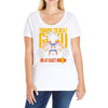 training to beat saiyan or at least warrior anime gym workout lifting Ladies Curvy T-Shirt