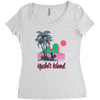 yoshi's island Women's Triblend Scoop T-shirt