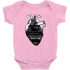 eiffel heart Baby Bodysuit