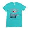 Girl LIke A Flowers Ladies Fitted T-Shirt