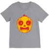 frightened jack o lantern V-Neck Tee