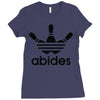 the dude abides Ladies Fitted T-Shirt