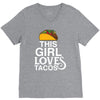 This Girl Loves Tacos V-Neck Tee