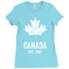 Canada Est 1867 Ladies Fitted T-Shirt