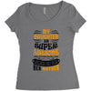 My Daughter Is Super Awesome Her Mother Women's Triblend Scoop T-shirt