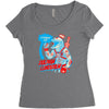 dolphin lundgren Women's Triblend Scoop T-shirt
