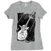 guitarist Ladies Fitted T-Shirt