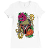 boba flower Ladies Fitted T-Shirt