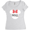 Mr. and Mrs. Matching Women's Triblend Scoop T-shirt