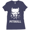 american pitbull terrier Ladies Fitted T-Shirt
