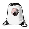 yin yan die Drawstring Bags