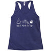 all i need in life Racerback Tank