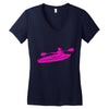 kayak chick Women's V-Neck T-Shirt