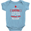 funny teacher Baby Onesie