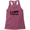 i shotgun zombies funny t shirt dead apocalypse s 3xl Racerback Tank