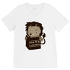how to be vegetarian V-Neck Tee
