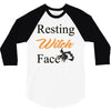 resting witch face   fall t shirt   funny halloween 3/4 Sleeve Shirt
