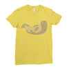 anjing laut Ladies Fitted T-Shirt