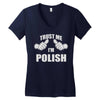 trust me i'm polish Women's V-Neck T-Shirt