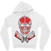 skull meat Zipper Hoodie