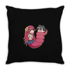 musume monster Throw Pillow