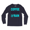 coffee books and rain Long Sleeve Shirts