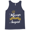 kings are born in august Tank Top