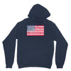 t-rex vintage american flag Unisex Hoodie