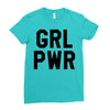 girl power Ladies Fitted T-Shirt