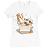 the dude abides Ladies Fitted T-Shirt