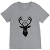 Deer With Diamond V-Neck Tee