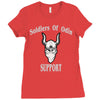 soldiers of odin worldwide support Ladies Fitted T-Shirt