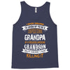 Super Cool Grandpa Of A Freaking Awesome Grandson Tank Top