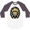 native american chief bear 3/4 Sleeve Shirt