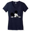 mickey Women's V-Neck T-Shirt