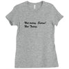 48. not today satan 022 Ladies Fitted T-Shirt