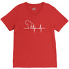 my heart pumps africa V-Neck Tee