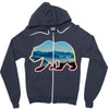 wild bear Zipper Hoodie