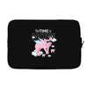the time is now Laptop sleeve
