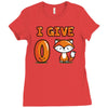 zero fox Ladies Fitted T-Shirt