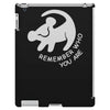 lion king remember who you are (2) iPad 3 and 4 Case